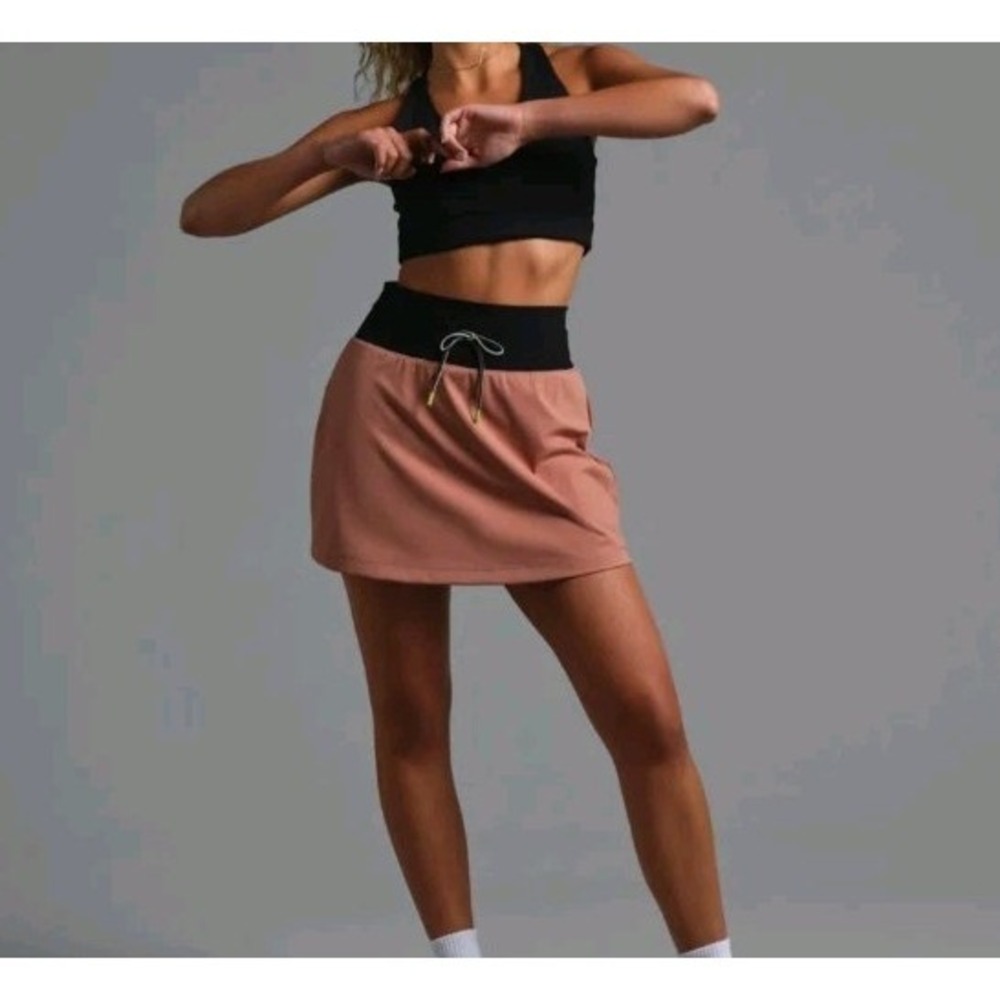 Municipal One & Done Maeve Active Skort Size L Sporty Pickleball Golf Preppy